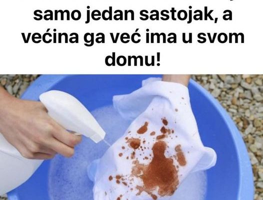 KAKO SKINUTI FLEKE OD KAFE I ČAJA Potreban je samo jedan sastojak a